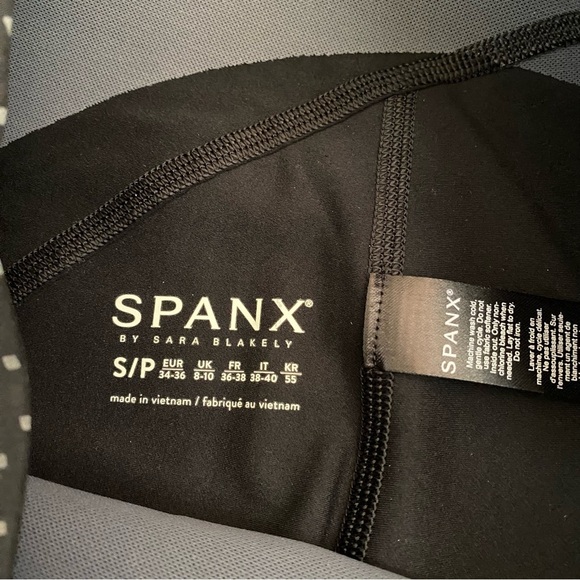 Spanx Leggings Workout yoga Pants Every Wear Reflective Gym Compression Black: S - Picture 8 of 11
